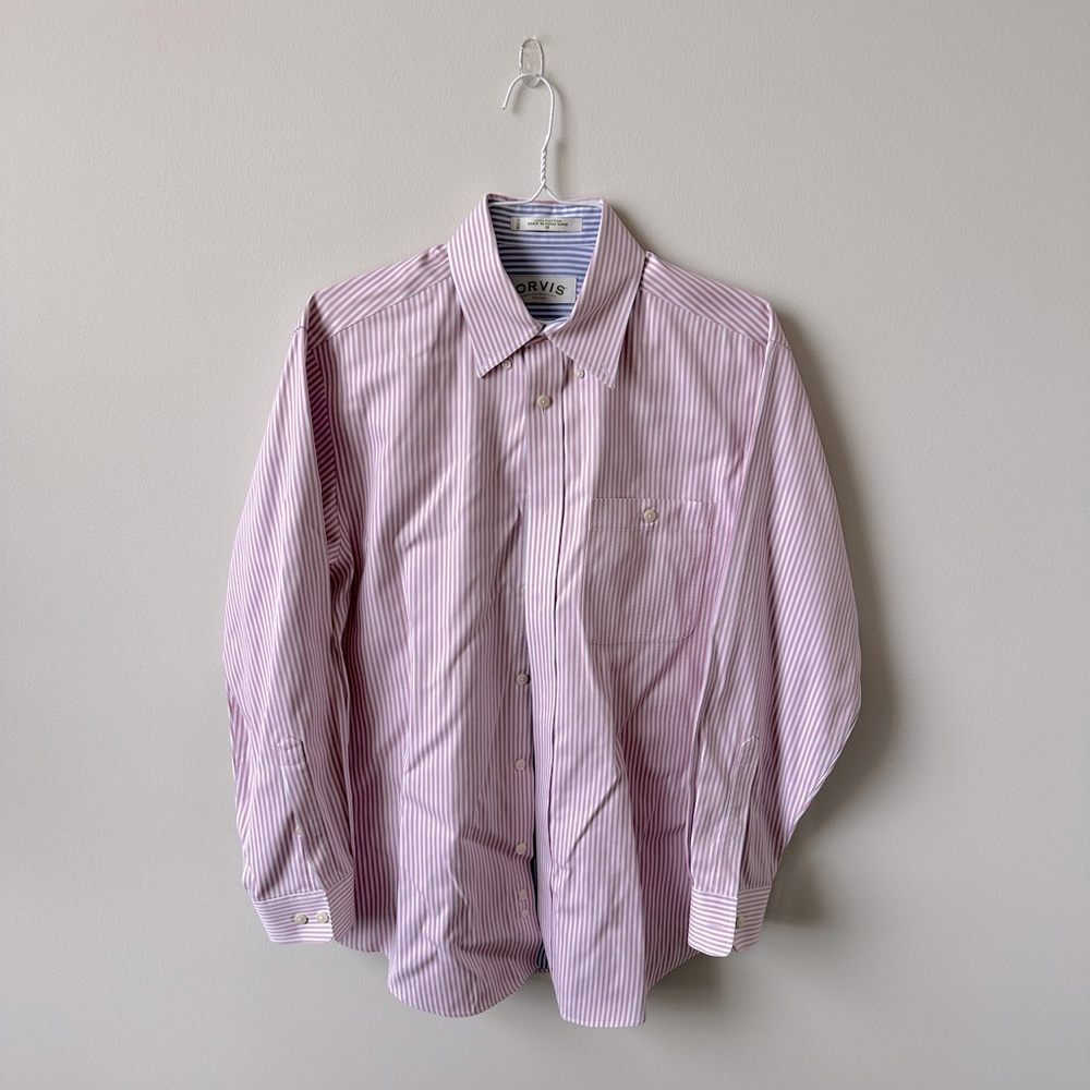 Orvis Long Sleeve Dress Shirt Size M